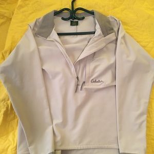 Cables pullover jacket